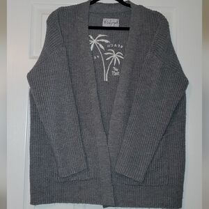 THE Beach People The Twin Palms Cardigan Size M/L